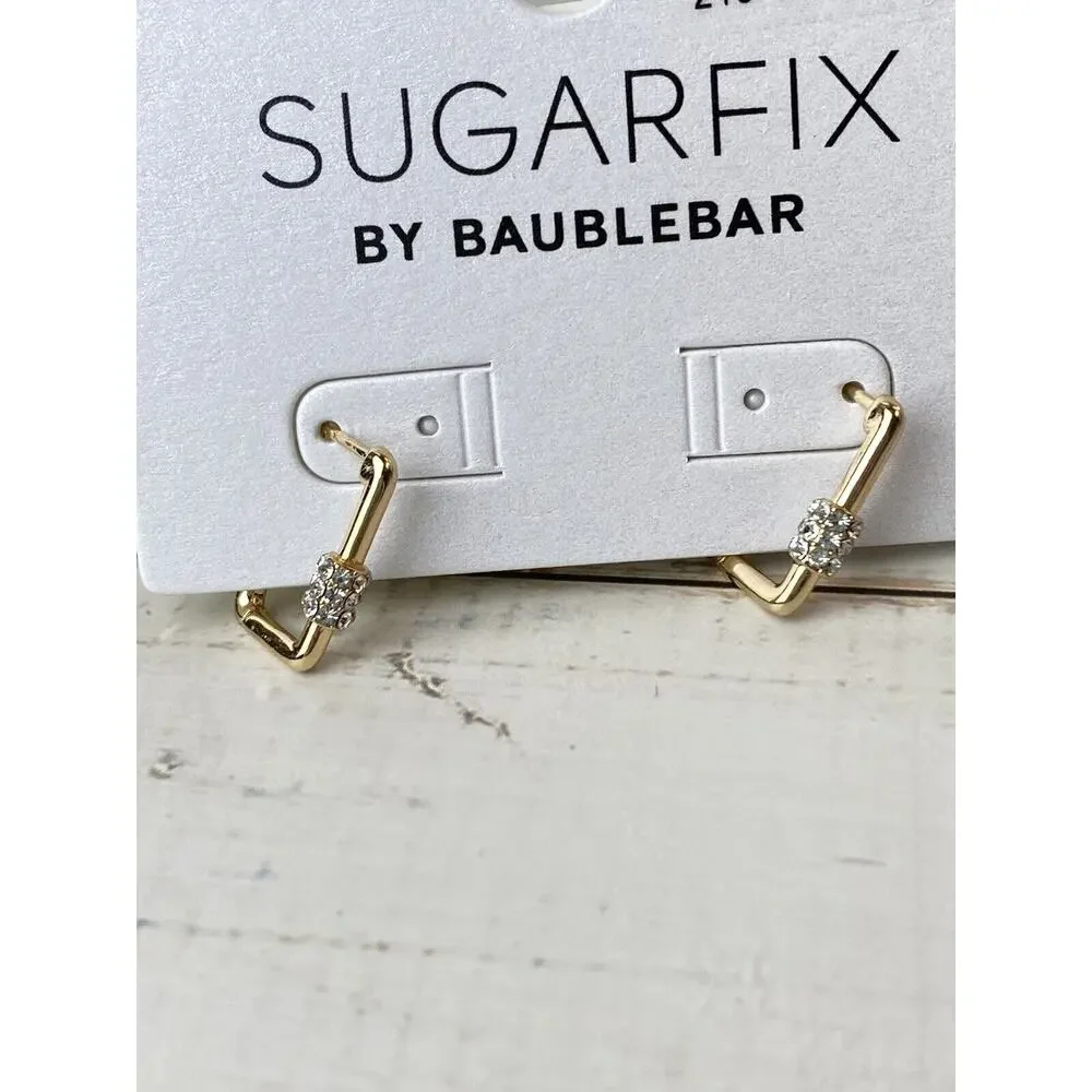Sugarfix By Baublebar Square Hoop Earrings
